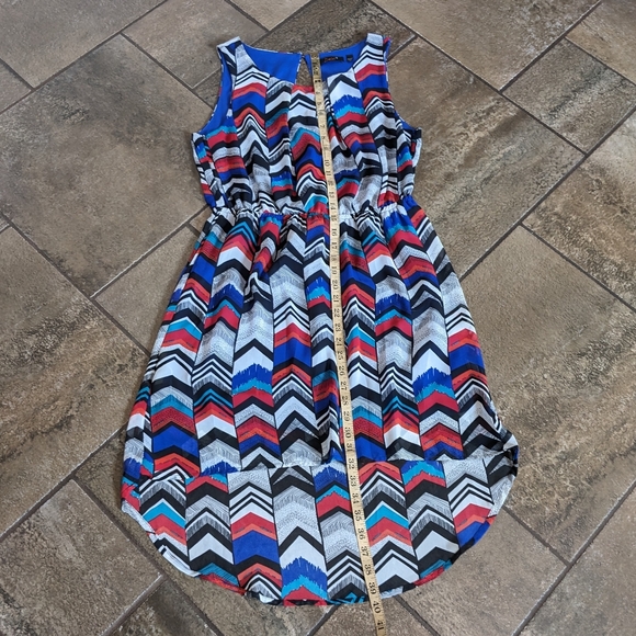 Dex Dress Multicoloured High Low Sleeveless Light Weight Summer Women's… - Picture 3 of 9